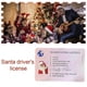 thumbnail image 5 of Licencia De Conducir Perdida De Papá Noel, 10 Uds., Licencia De Trineo De Conducir De Papá Noel, Regalo De Recuerdo De Navidad Inevent HA040843-01, 5 of 6