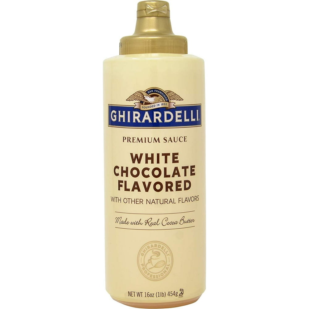 Ghirardelli Premium Sauce White Chocolate Flavored 16 oz Squeeze Bottle
