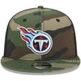 thumbnail image 2 of Youth New Era Camo Tennessee Titans  Main Trucker 9FIFTY Snapback Hat, 2 of 5