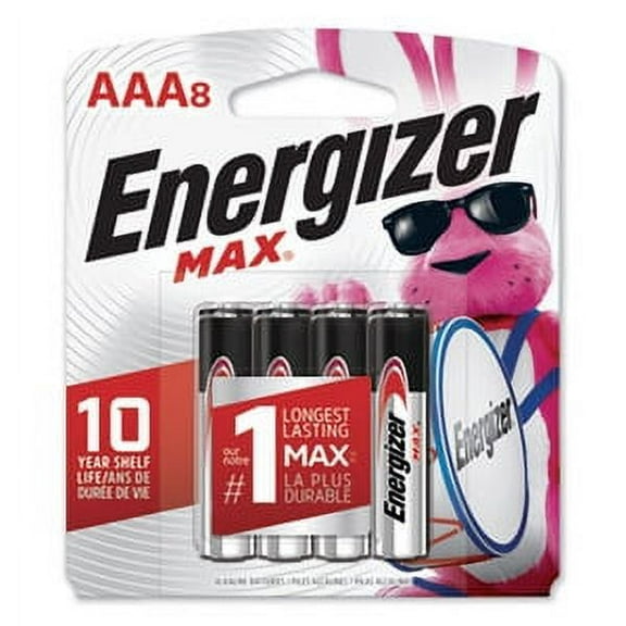 (24 pack) Energizer MAX AAA Batteries (8 Pack), Triple A Alkaline Batteries