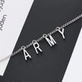 thumbnail image 3 of Bts Jewelry ARMY Letter Necklace, 3 of 5