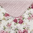 thumbnail image 3 of Laura Ashley Collection Lidia Ensemble de Courtepointe-100 % Coton, Réversible, Literie Légère et Respirante, Prélavée pour Plus de Douceur, Très Grand, Rose, 3 of 5
