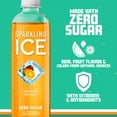 thumbnail image 3 of Sparkling Ice, Orange Mango Sparkling Water, 17 fl oz Bottles (Pack of 12), 3 of 6