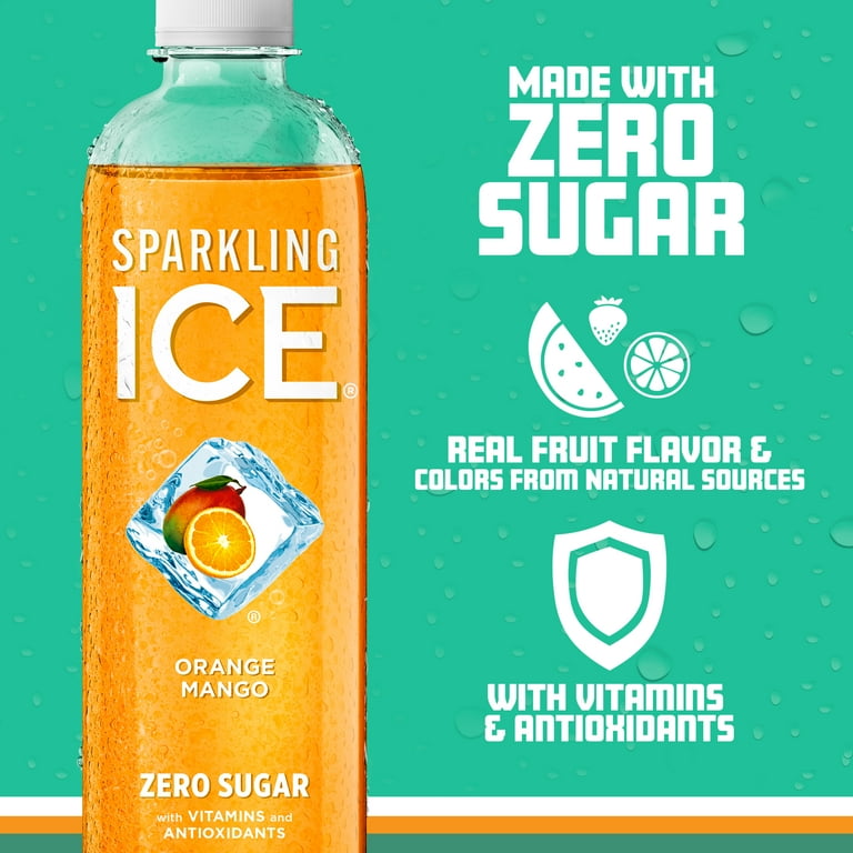 Sparkling Ice Orange Mango, 17 fl oz Bottles, 12 Pack photo 3