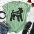 thumbnail image 2 of Schnauzer Mama, Unisex Women's Shirt, Mini Schnauzer, Schnauzer Owner, Funny Dog Mama Gift, Heather Apple Green, Medium, 2 of 6