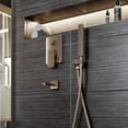 thumbnail image 5 of Eviva Beverly Shower and Tub Faucet Set in Brushed Nickel Finish, 5 of 5