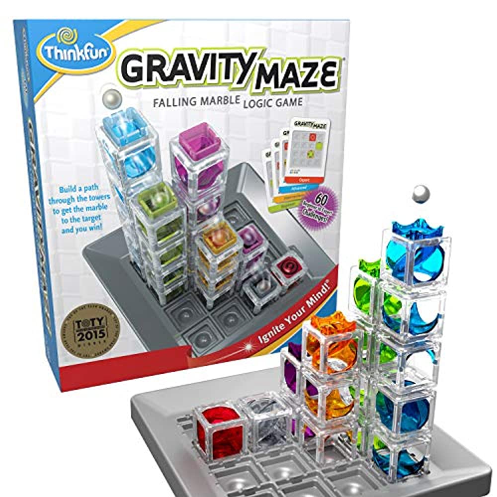 ThinkFun Gravity Maze Marble Run Brain Game and STEM Toy for Boys and Girls Age 8 and Up – Toy of the Year Award Winner - image 2 of 3