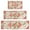 Pioneer Flower Floral-2, variant on Pioneer Flower Floral Print Pattern Kitchen Rugs Sets Of 3,Kitchen Runner Rugs Non Skid Washable,Decorative Kitchen Floor Mats for Kitchen,Sink,Laundry,17"x30"  17"x47"   17"x59"