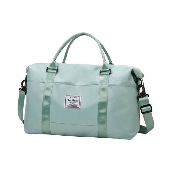 Saving! wznxdo Foldable Weekender Overnight Bag with Compartments, Short Travel Tote Duffel for Men and Women, Lightweight Design