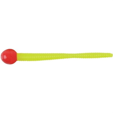 Berkley PowerBait Floating Mice Tails Fishing Bait, Fluorescent Red/Chartreuse, 3in | 8cm