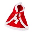 thumbnail image 3 of Ropas de Navidad para Perro Pequeño, Equipamiento para Perros - rojo, METRO Sunnimix Pet Cat Dog Cloak, 3 of 8