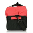 thumbnail image 3 of DALIX 18" Duffle Bag Two-Tone Sports Travel Gym Luggage Bag in Red, 3 of 5