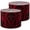 Color 2, variant on Linen Drum Lamp Shades Black Red Damask Raised Floral Design 13" x 13" x 10" Lampshade for Table Lamps Floor Lamps Lamp Shade Replacement Easy Assembly Required