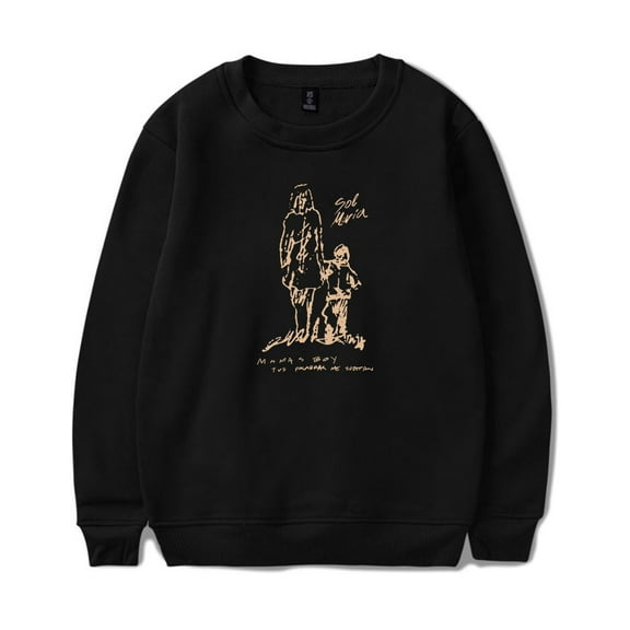 Eladio Carrion Sol Maria Mama's Boy Crewneck Sweatshirt Women Men Pullover Casual Streetwear Clothes