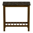 thumbnail image 3 of Furniture of America Bray 1-Shelf Side Table, Brown, 3 of 6