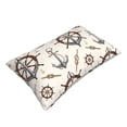 thumbnail image 3 of Haiem Pillowcase for Hair and Skin Queen - Anchor with Rope Printed Soft Pillowcase with Envelope Closure-14"x20", 3 of 9
