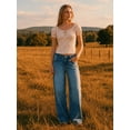 thumbnail image 2 of Celebrity Pink Women's Puff Sleeve Top, Sizes XS-XXXL, 2 of 7