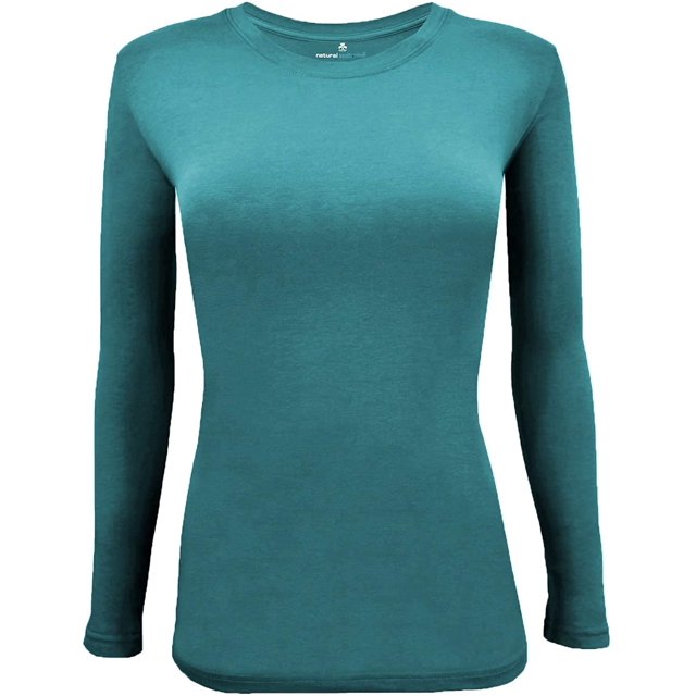 Women's Under Scrub Tee Crew Neck Long Sleeve T-Shirt