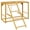 Natural, variant on Wooden Chicken Activity Play Set with Swing and Ladder for 3-4 Birds, Natural Chicken Coop Accessories for Hen House