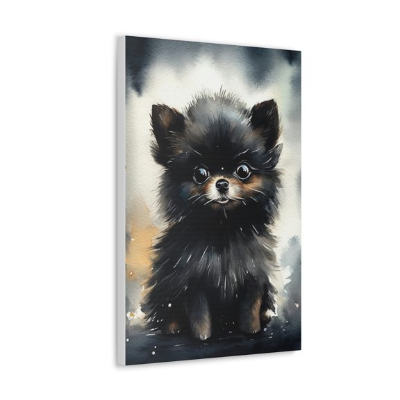 Watercolor Pomeranian Painting 12 - Nursery Collection - Bedtime Stories