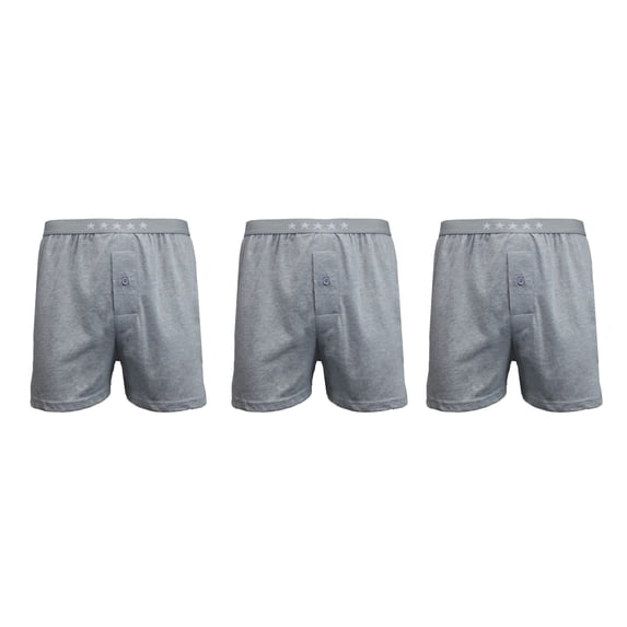 Men's Knit Boxer Briefs (3 Pack)