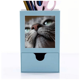 thumbnail image 1 of Animal mirando gato fotografía Tarjeta de clip de pluma del gestor de suministros de oficina, 1 of 3
