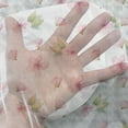 thumbnail image 3 of Cherry Blossom Tulle Curtains with Rod Pocket, Fresh Spring Meadow Fragrance Joy and Love Tender Season Flowers, Sheer Drape for Wedding Party 2 Panels, 7 Sizes, Pale Pink Green White, by Ambesonne, 3 of 3
