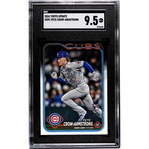 2024 Topps Update #US91 Pete Crow-Armstrong SGC 9.5