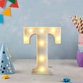 thumbnail image 5 of Gspmoly LED Alphabet Letter Lights Illuminated Marquee Decor for Parties, Weddings, Nursery Battery Powered, 5 of 7