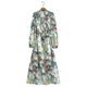 thumbnail image 1 of Vestido de manga larga con estampado de caballos para mujer, 1 of 4