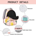 thumbnail image 4 of Lemon Print Backpack - Stylish & durable school bookbag for teens & college students, spacious rucksack with laptop compartment, lightweight for daily use., 4 of 6