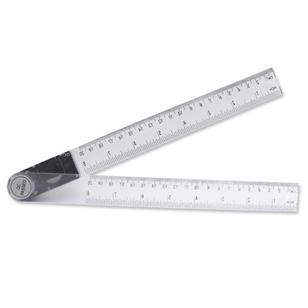 Zpaqi 2 In 1 Digital Protractor Angle Ruler 200mm 8inch Angle Finder 