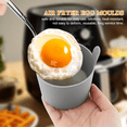 thumbnail image 4 of 4 Pcs Ramequins pour Friteuse à Air Chaud, Moules à Ufs pour Friteuse à Air avec Double Poignée Réutilisables Moules à Ufs pour Friteuse à Air, 4 of 7
