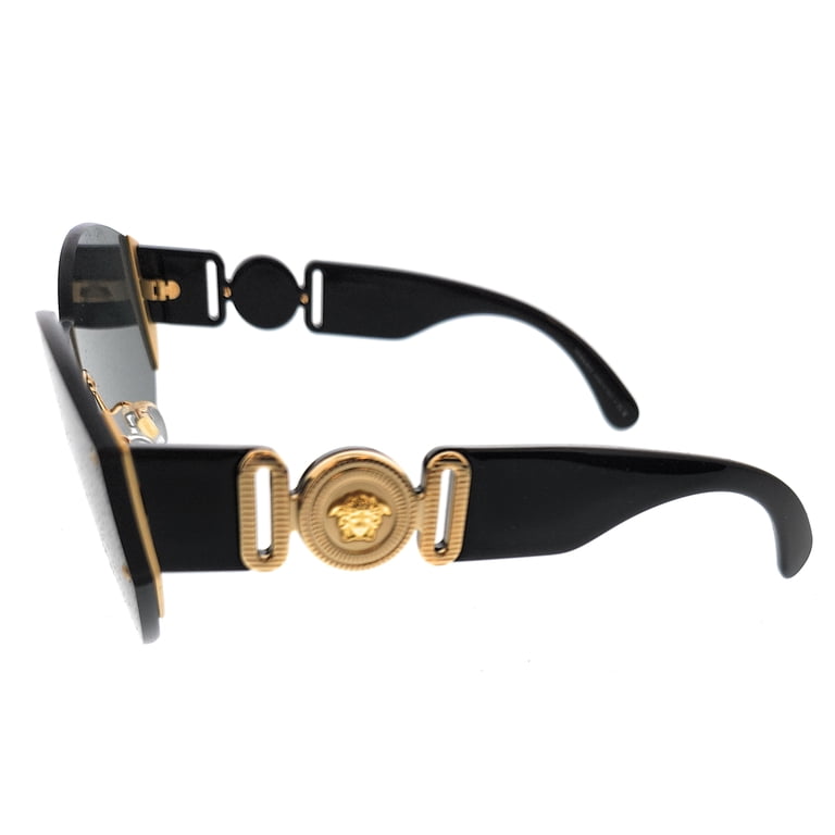 Versace Woman Sunglasses Gold Frame, Dark Grey Lenses, 0MM  display picture 1