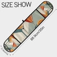 thumbnail image 3 of Yayeee Double Oven Mitt Kitchen Heat Resistant Baking 35" x7" Quilted Glove, Mid Century Orange Juice, 3 of 6