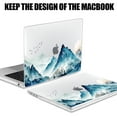 thumbnail image 2 of IC ICLOVER for MacBook Air 13 inch Case A3240 A3113 A2681 (2025 2024 2023 2022 Release), Snap on Hard Shell & Keyboard Cover & Screen Film for MacBook Air 13.6" M2 M3 M4 Chip, Mountain, 2 of 8