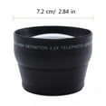 thumbnail image 4 of 58mm 2.2X Universal Teleconverter Lens Telephoto Lens Multi-layer Coated DSLR Cameras Accessory for Close-up Shooting, 4 of 10