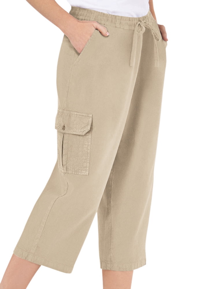 elastic cargo pants