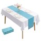 thumbnail image 1 of Paquete de 2 caminos de mesa con lentejuelas, camino de mesa con purpurina de 30cm x 275cm para mesa rectangular para cumpleaños, bodas, banquetes, decoraciones para fiestas, 1 of 5