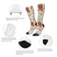 thumbnail image 3 of Balery Floral Cowboy Boots Calcetines novedosos Calcetines deportivos Calcetines hasta la rodilla Calcetines de algodón Calcetines originales y geniales, 3 of 6