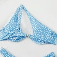 thumbnail image 3 of Cameland Ladies' Sexy Printed Split Shoulder Steel Support Bikini Two-piece Swimsuit Set, 3 of 6