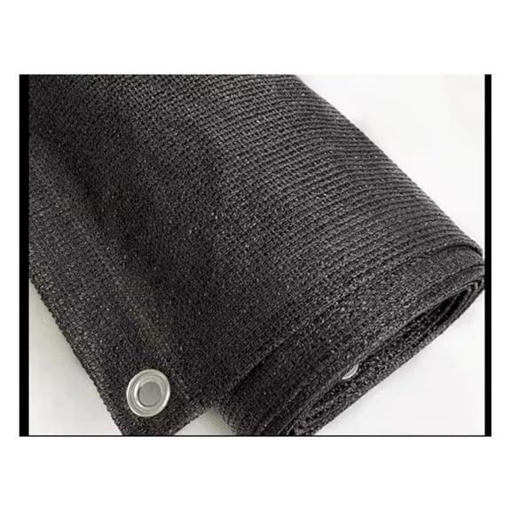 6x8 ft Mesh Tarp - Heavy Duty Shade Net, Sun Shade Sail, Fence Privacy Screen - Black Patio Canopy Cover