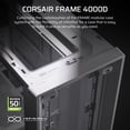 thumbnail image 2 of Carcasa para PC CORSAIR 4000D con marco modular Mid-Tower ATX, color blanco, 2 of 9