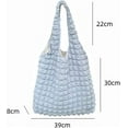 thumbnail image 6 of Kukuzhu Quilted Tote Bag Puffer Hobo Bag Bubble Tote Purse Cute Aesthetic Puffy Shoulder Bag Cloud Hobo Handbag, 6 of 6