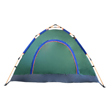 2 Persons Camping Tent, Instant Easy Pop Up Tents for Camping, Automatic Waterproof Family Camping Tent, Easy Set Up Tent, Portable Windproof Dome Tent for Camping Hiking & Traveling, Green