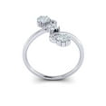 thumbnail image 3 of Genuine 0.3ctw Round Cut Diamond Prong Fancy Forever Us Engagement Ring Bridal Wedding Solid 18K Gold G SI1, 3 of 3