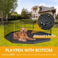 thumbnail image 6 of Artmalle Dog Playpen Bottom Pad Cover for 8 Panels, 24 Inch (Playpen Not Included), 6 of 7