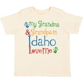 thumbnail image 3 of Inktastic Idaho Grandma Grandpa Loves Me Boys or Girls Toddler T-Shirt, 3 of 5