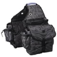 thumbnail image 2 of Tough 1 Saddle Bag Insulated Nylon Tooled Leather Black 61-7395, 2 of 2
