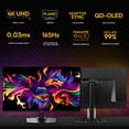 thumbnail image 2 of Monitor Gamer 32" MSI MAG 322UP QD-OLED E16 0.03ms 165 Hz 4K UHD USB-C HDMI 2.1 DisplayPort 1.4a Adaptive Sync, 2 of 6